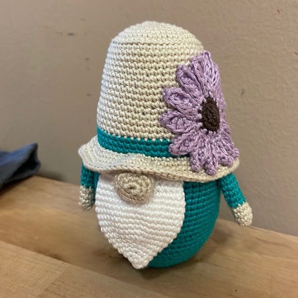 Hand Crafted Other - Handcrafted Daisy Flower Gnome Spring Summer Decor Amigurui Crochet